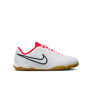 Nike Jr. Tiempo Legend 10 Academy-White/Black-Bright Crimson