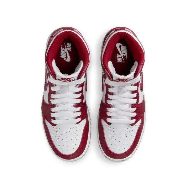 Nike Kid's Air Jordan 1 Retro High OG Shoes - White / Team Red