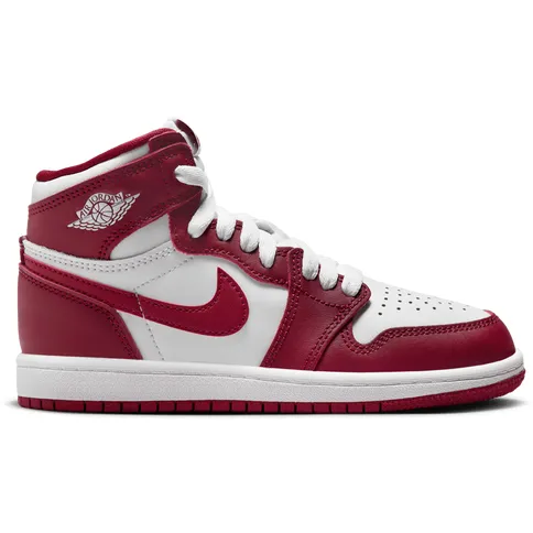 Nike Kid's Air Jordan 1 Retro High OG Shoes - White / Team Red