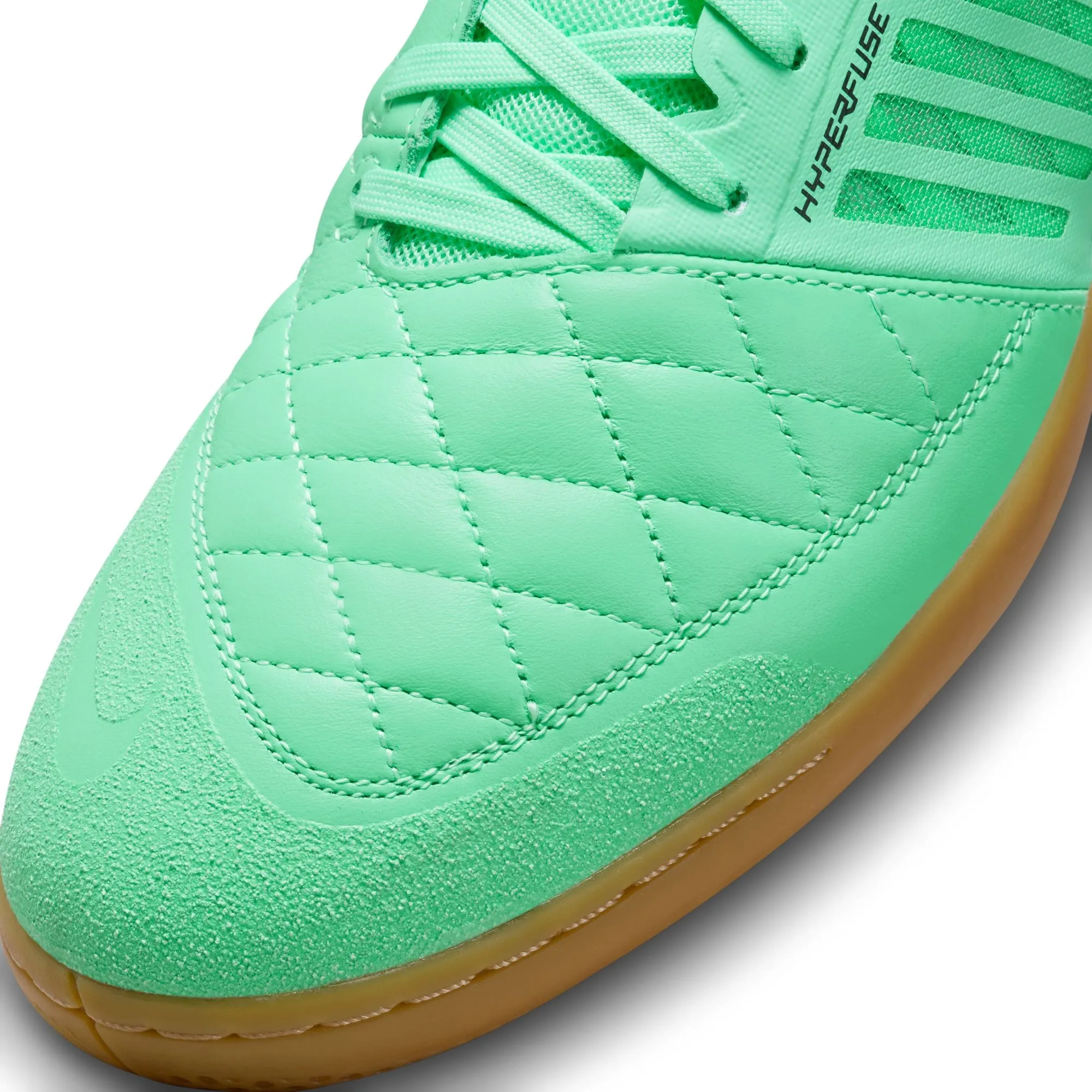 Nike Lunar Gato IN Indoor Soccer Shoes - Green Glow/Black/Gum Light Brown