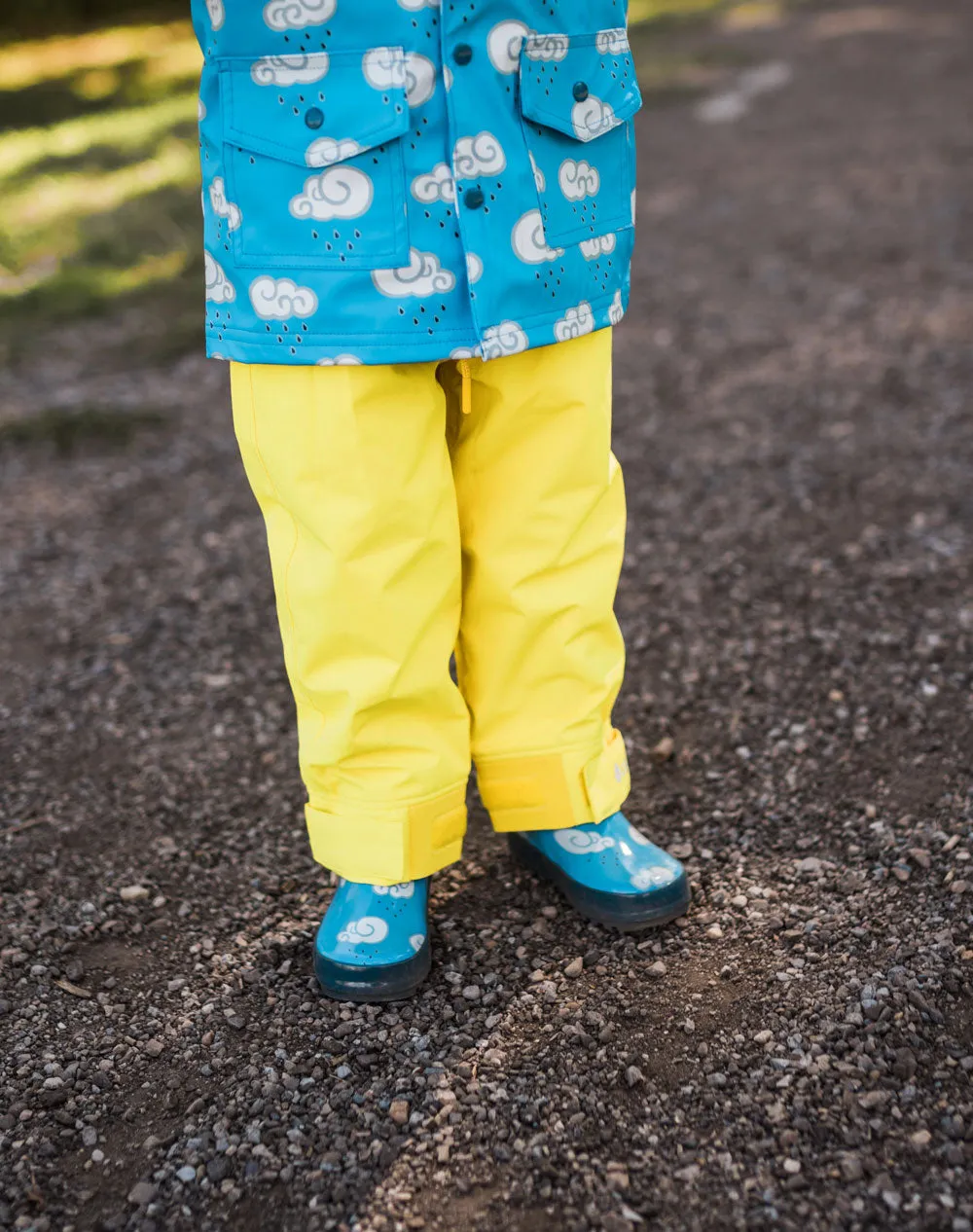 OAKIWEAR KIDS’ TRAIL II RAIN PANTS, CLASSIC YELLOW