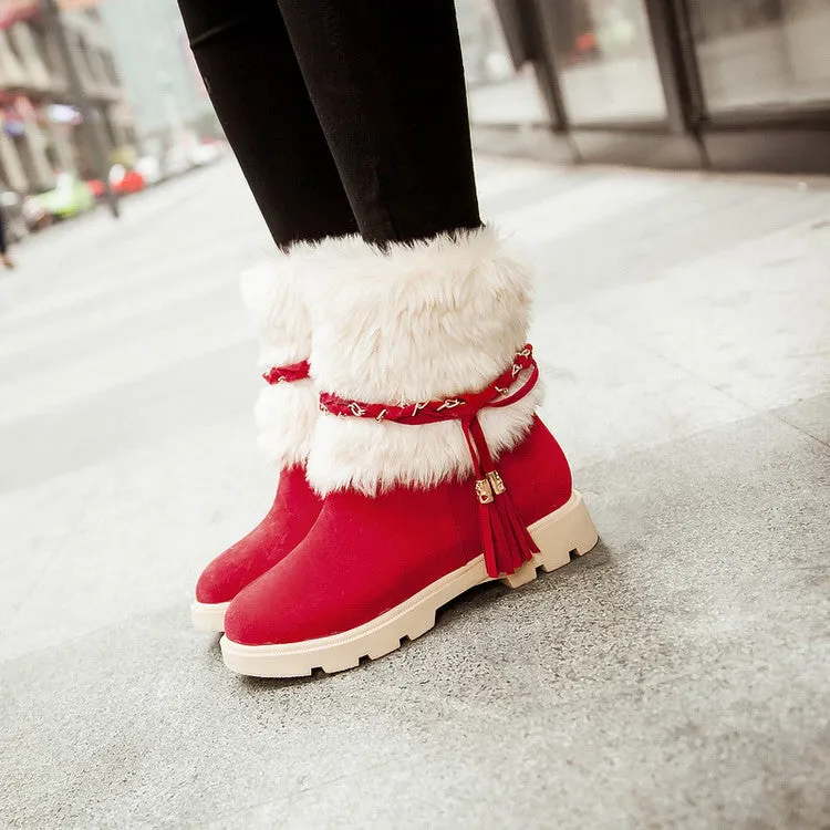 Orthopedic Wide Toe Box Thick Fur Lining Winter Boots For Women