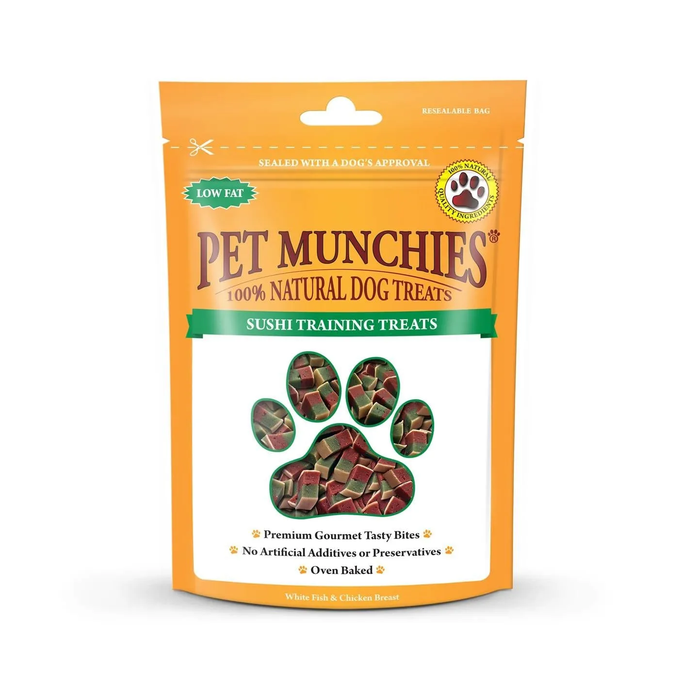 Pet Munchies Sushi Dog Training Treats 150g - Box of 8 BB Date: 16.07.2024