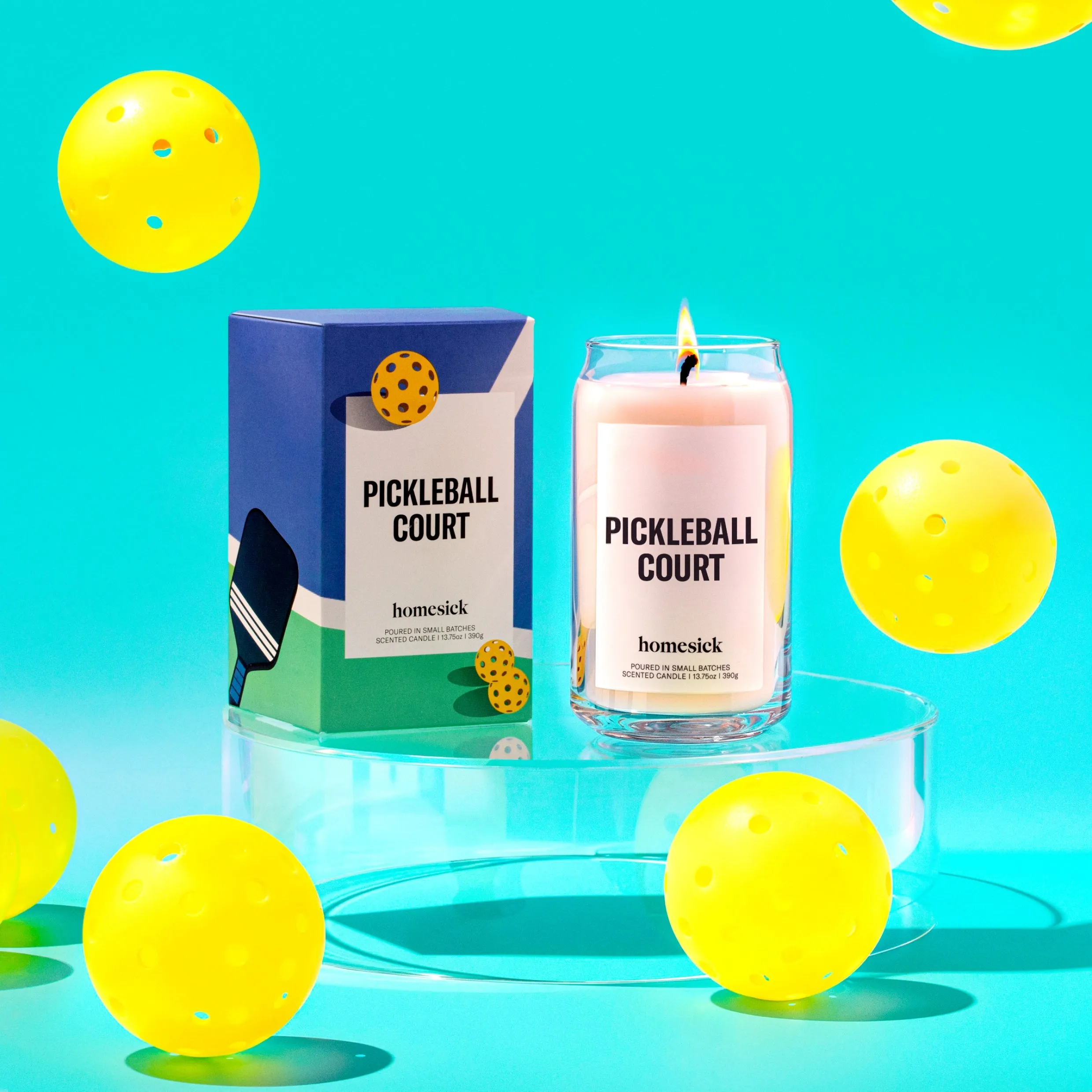 Pickleball Court Candle