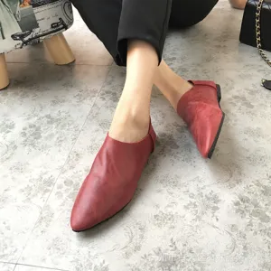 Pointed Casual Flat Women's Shoes | Gift Shoes