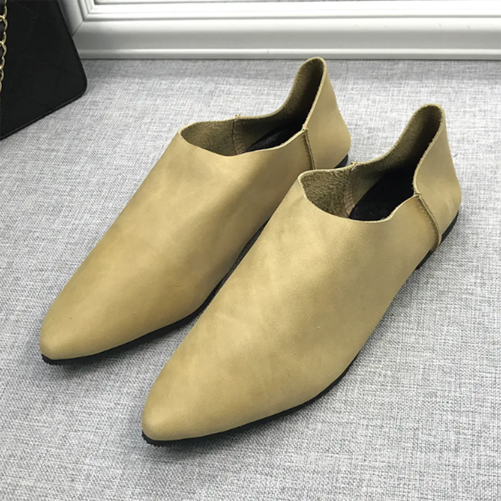 Pointed Casual Flat Women's Shoes | Gift Shoes