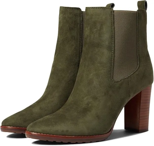 RALPH LAUREN - Mylah Round Toe Block Boots