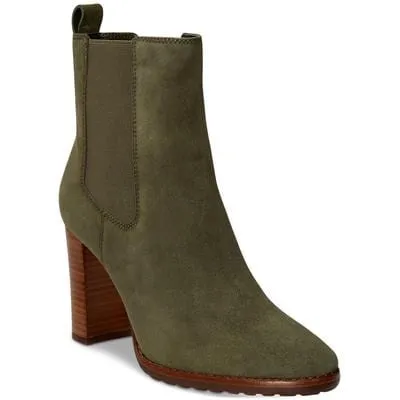 RALPH LAUREN - Mylah Round Toe Block Boots