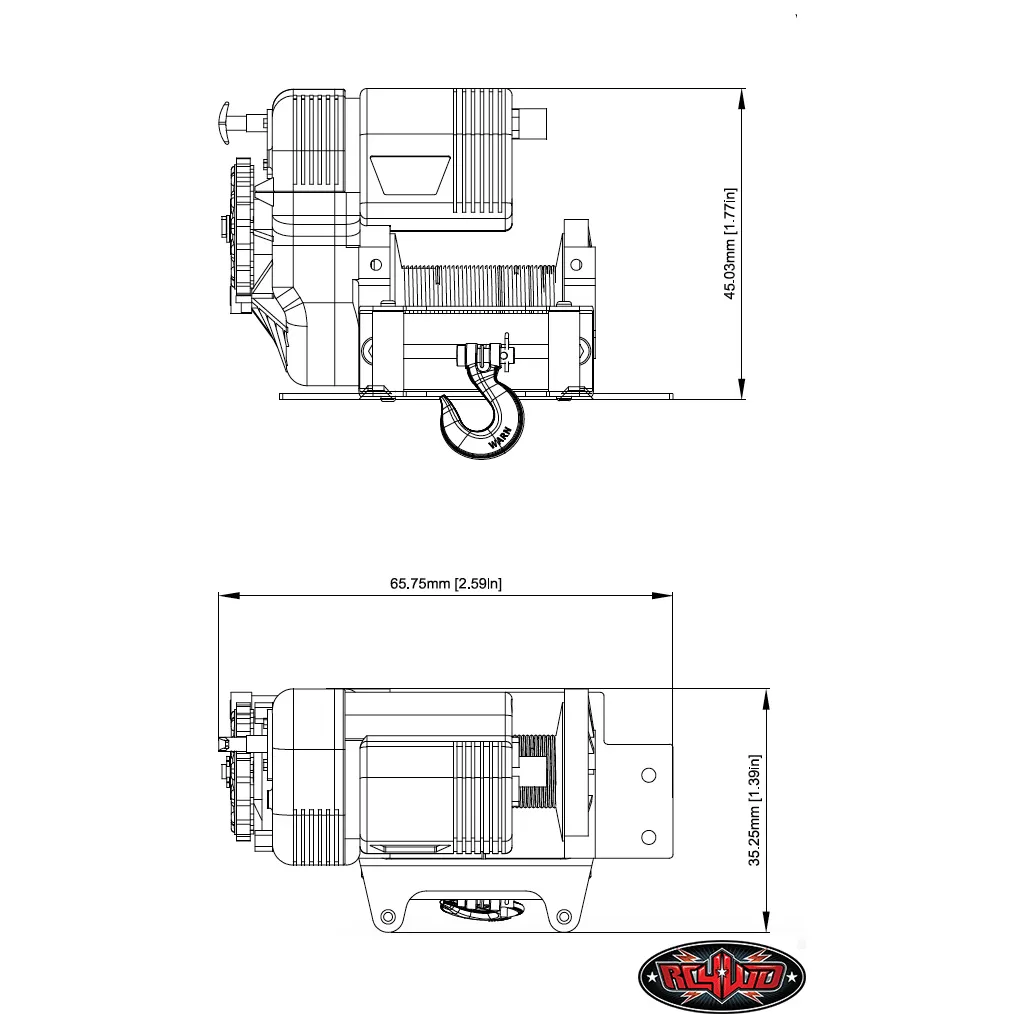 RC4WD 1/10 Warn 8274 Winch