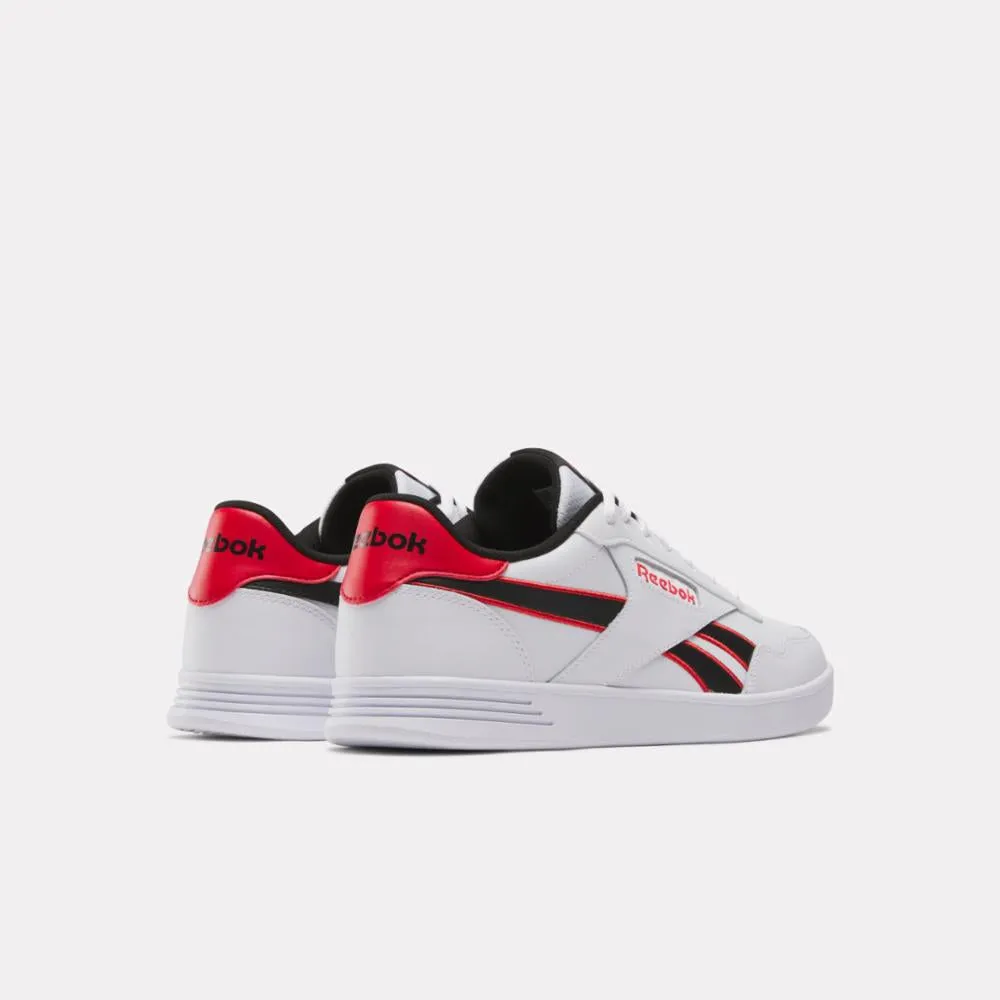 Reebok Footwear Men Reebok Court Advance Shoes WHITE/BLACK/VECTORRED