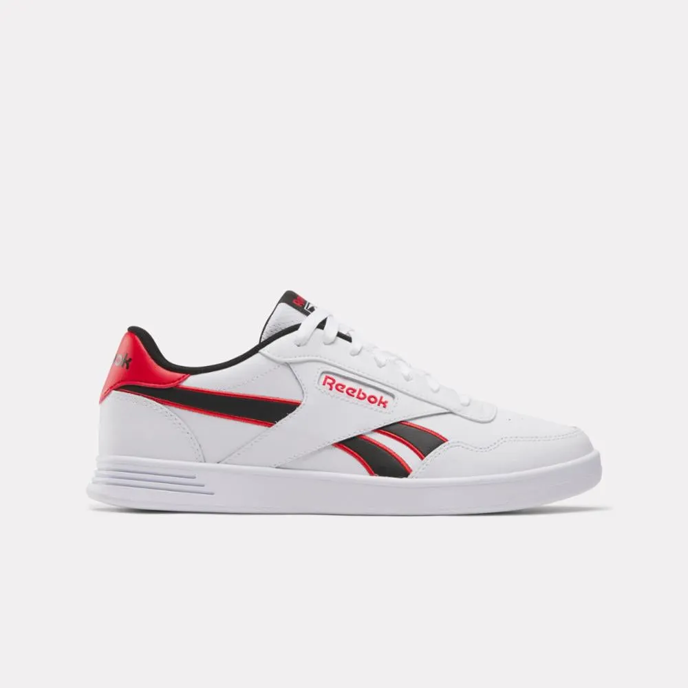 Reebok Footwear Men Reebok Court Advance Shoes WHITE/BLACK/VECTORRED