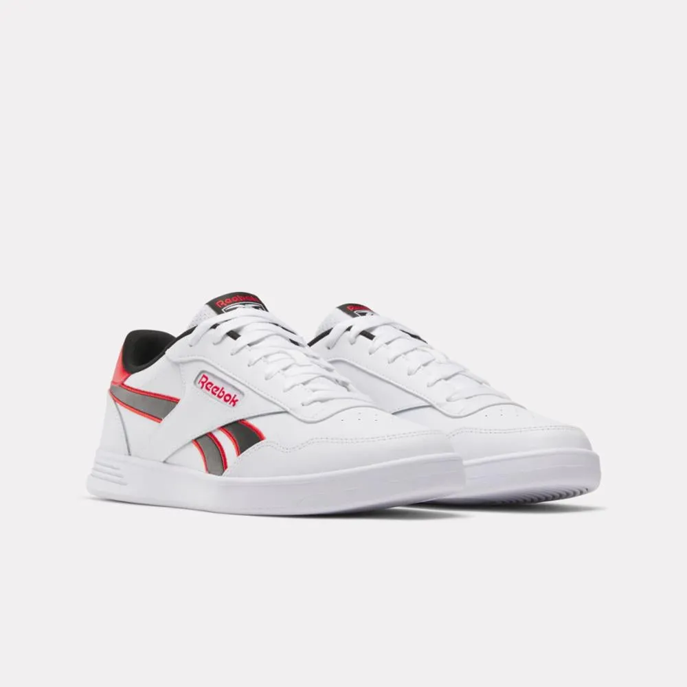 Reebok Footwear Men Reebok Court Advance Shoes WHITE/BLACK/VECTORRED