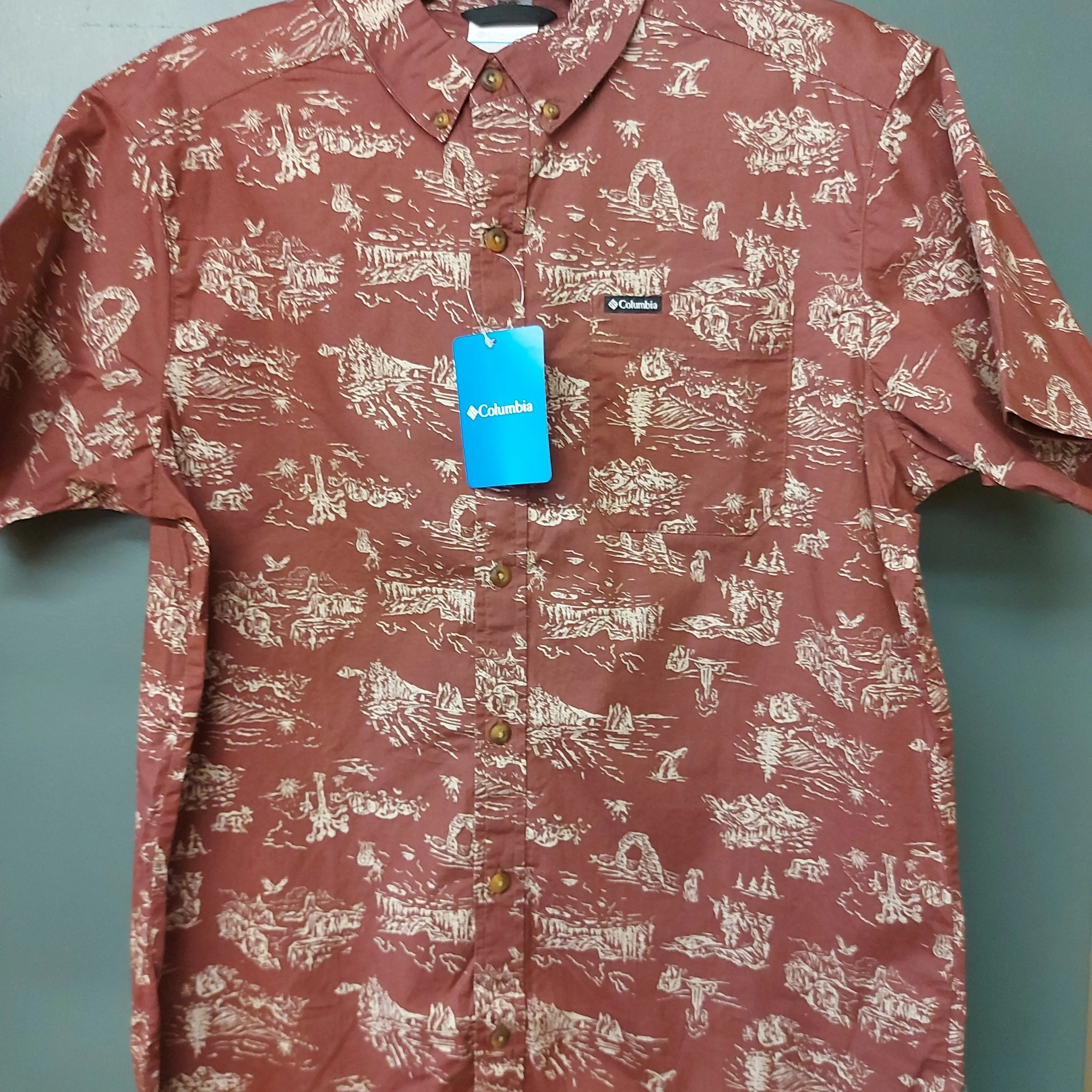 SALE! Men's Rapid Rivers Printed S/S Shirt | Columbia