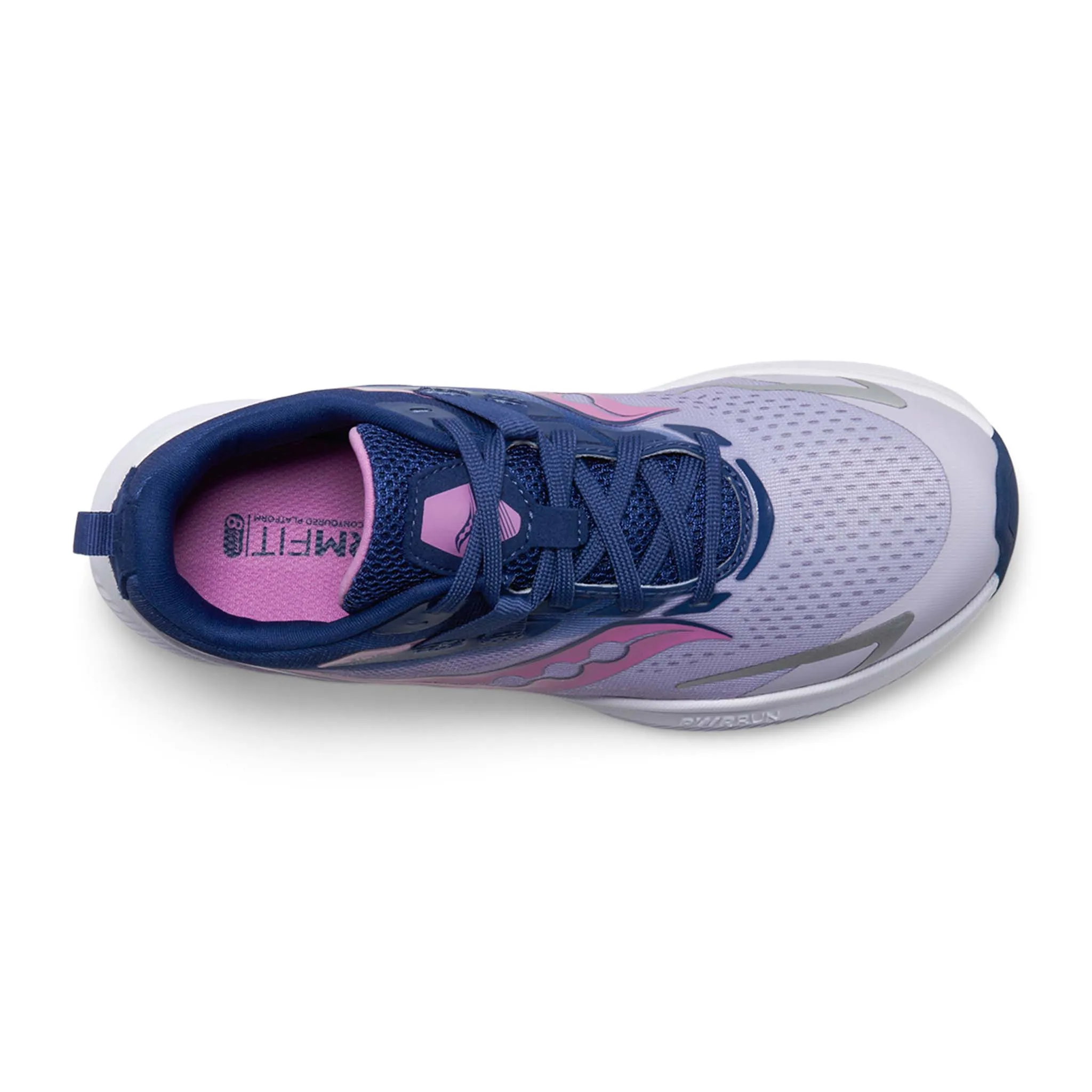 Saucony | Girls' Ride 15 Running Shoes - Mauve/Indigo