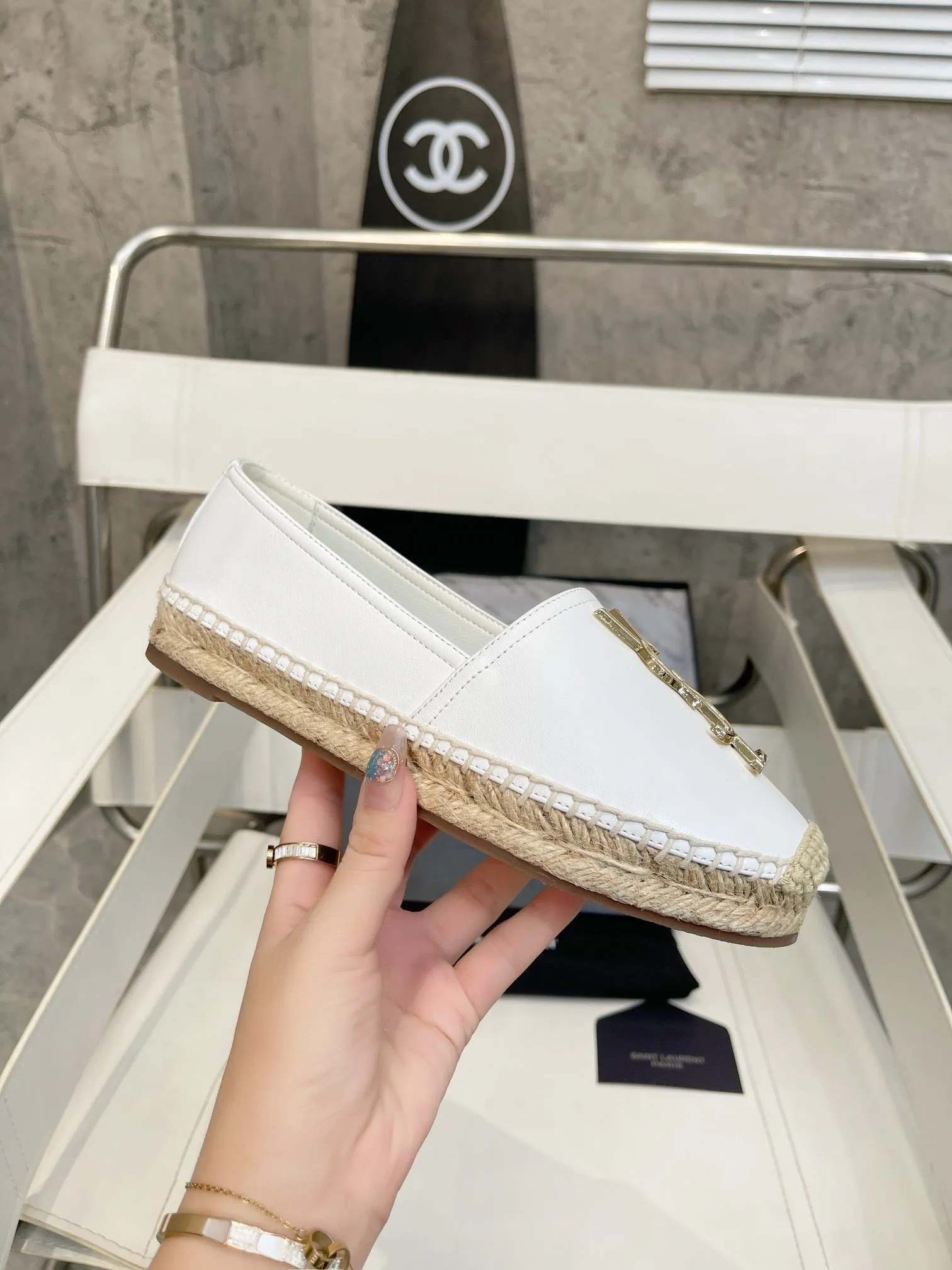 SE1121 Cassandre Espadrilles in Lambskin / Size4-11