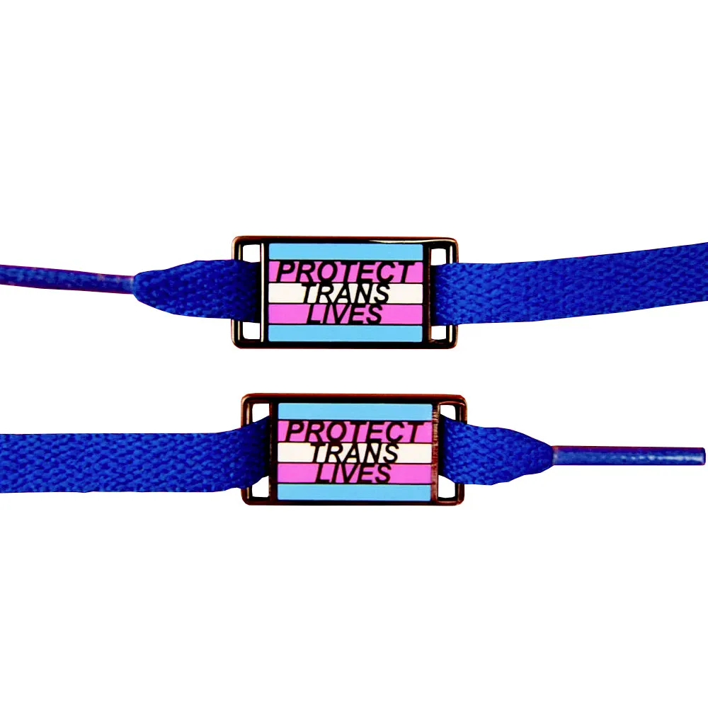 Shoelace Tags - Protect Trans Lives