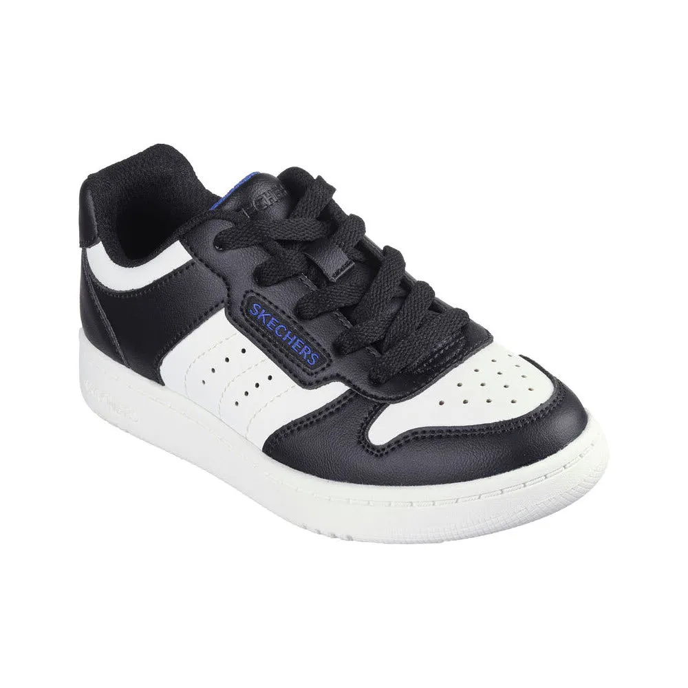 SKECHERS QUICK STREET BLACK/WHITE - KIDS