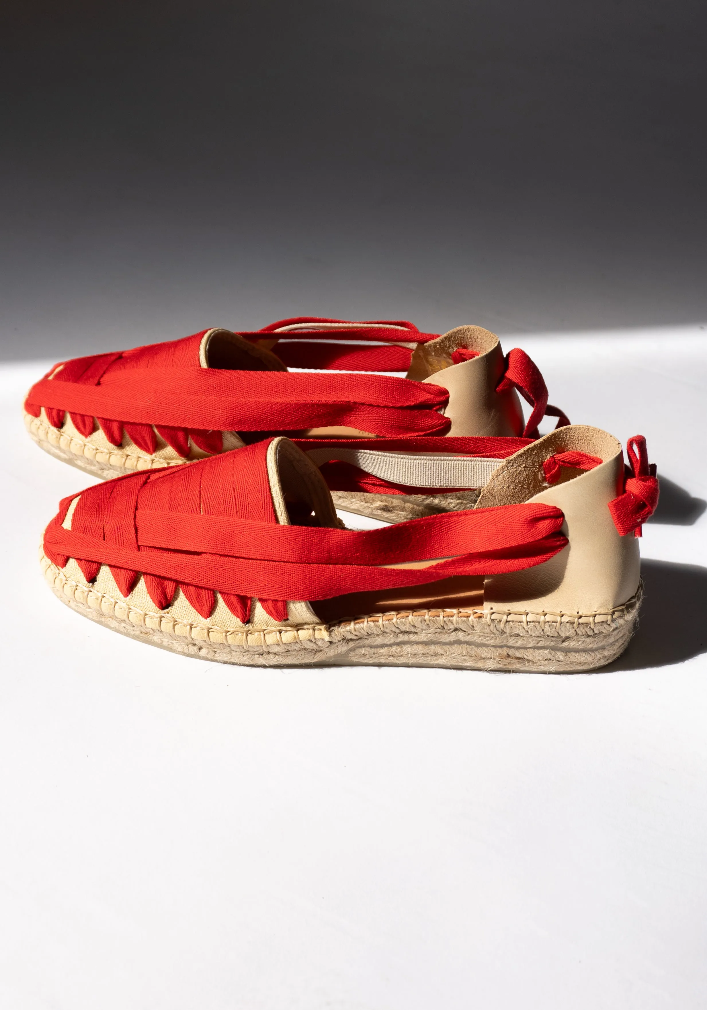 Soc Trail Espadrille in Red