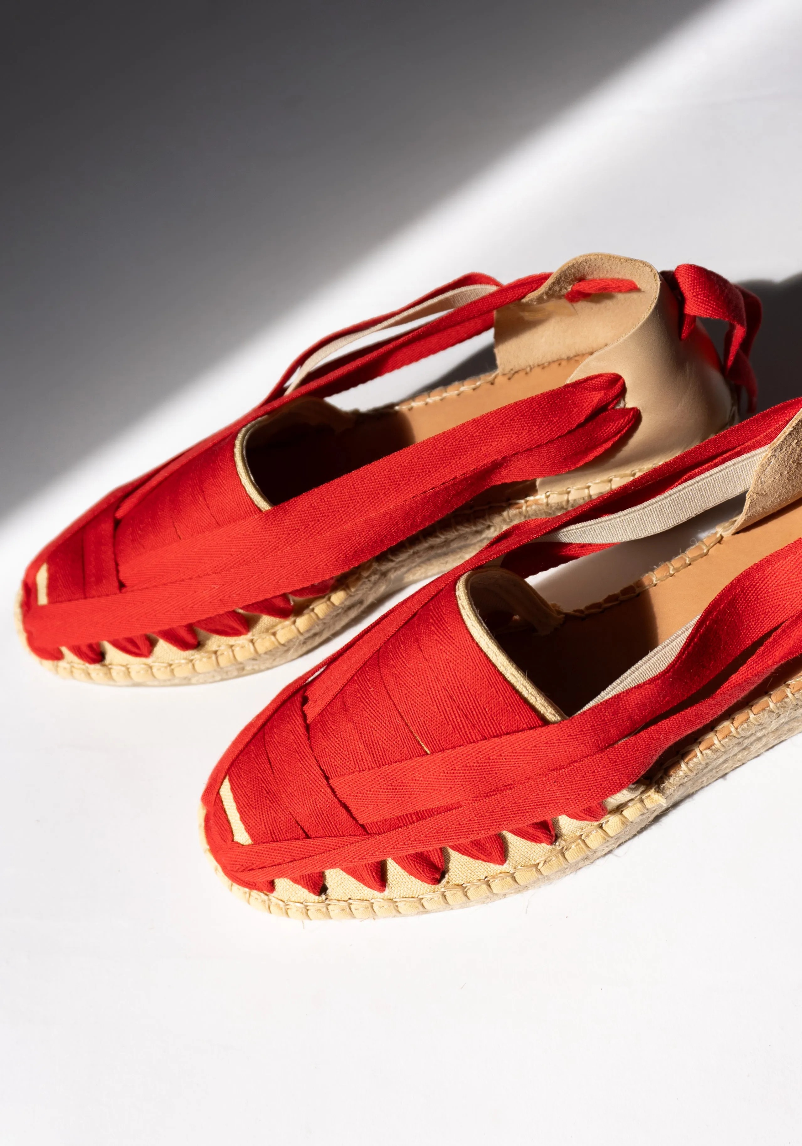 Soc Trail Espadrille in Red