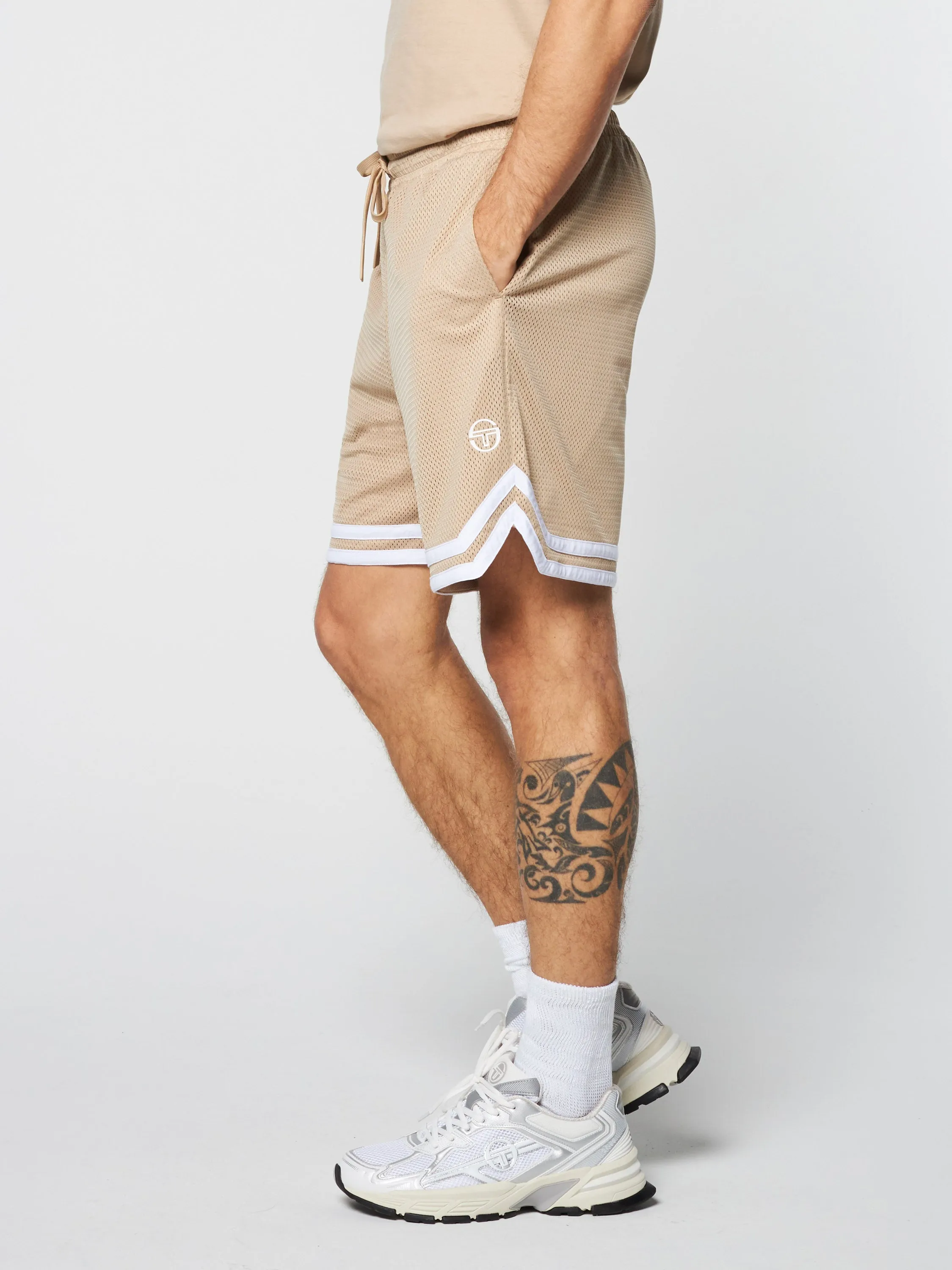 Spazio Banda Mesh Short- Humus