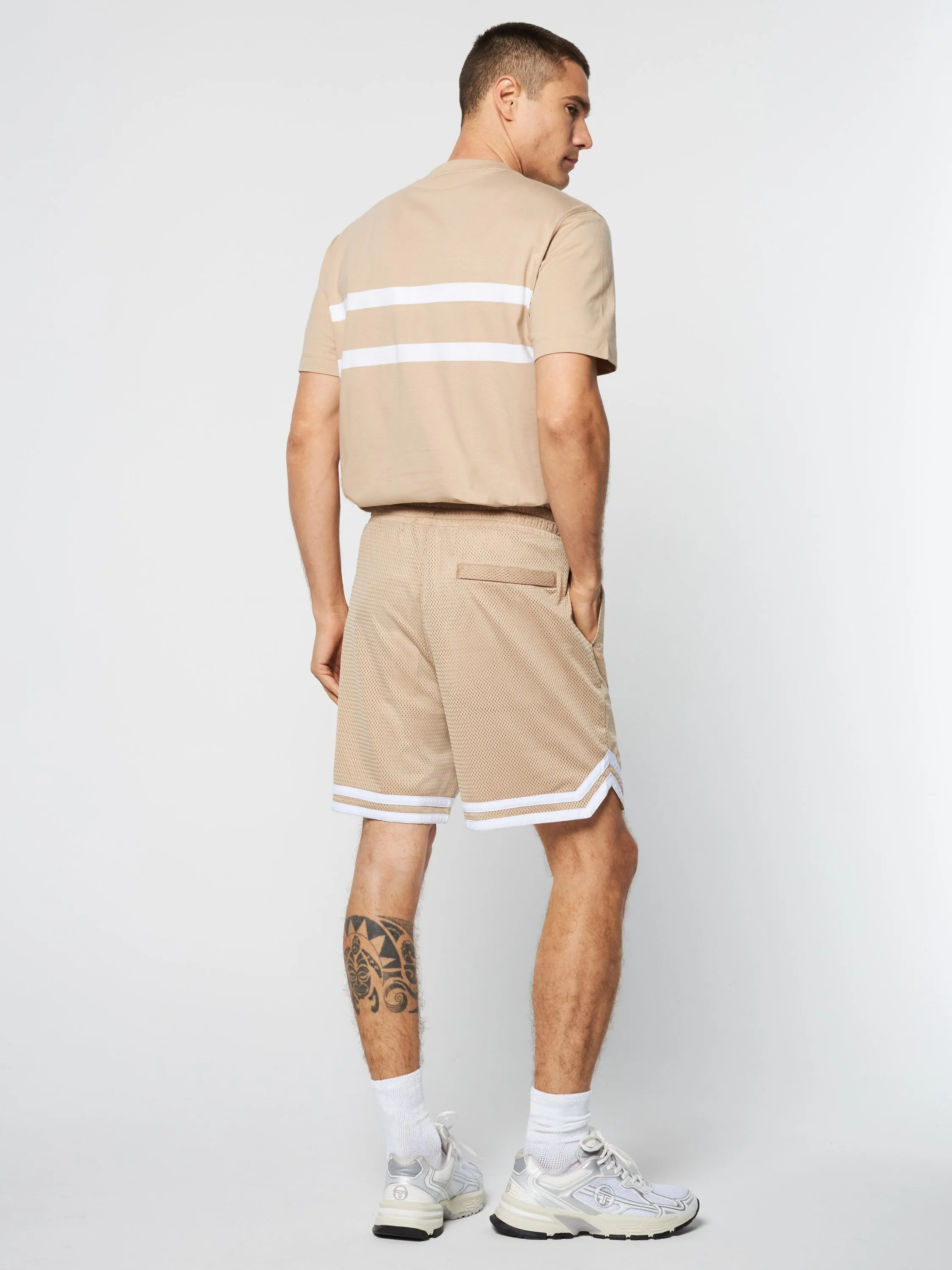 Spazio Banda Mesh Short- Humus