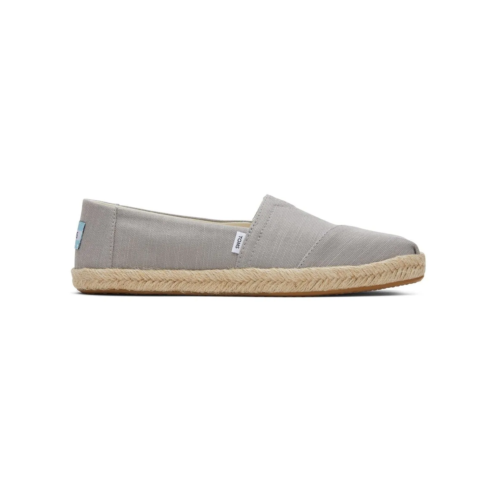 TOMS Alpargata Rope 100% Cotton Women's Drizzle Grey Espadrilles