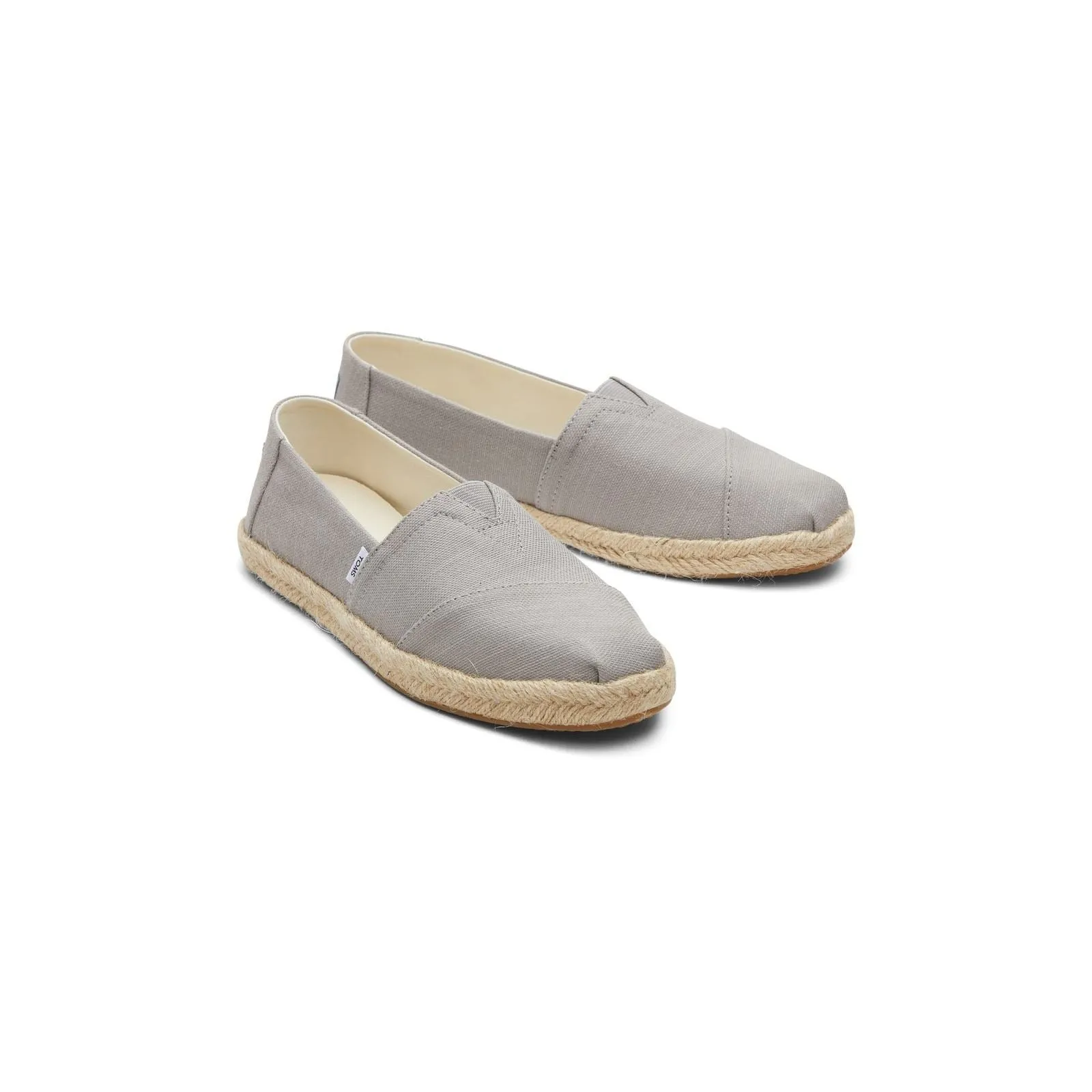 TOMS Alpargata Rope 100% Cotton Women's Drizzle Grey Espadrilles