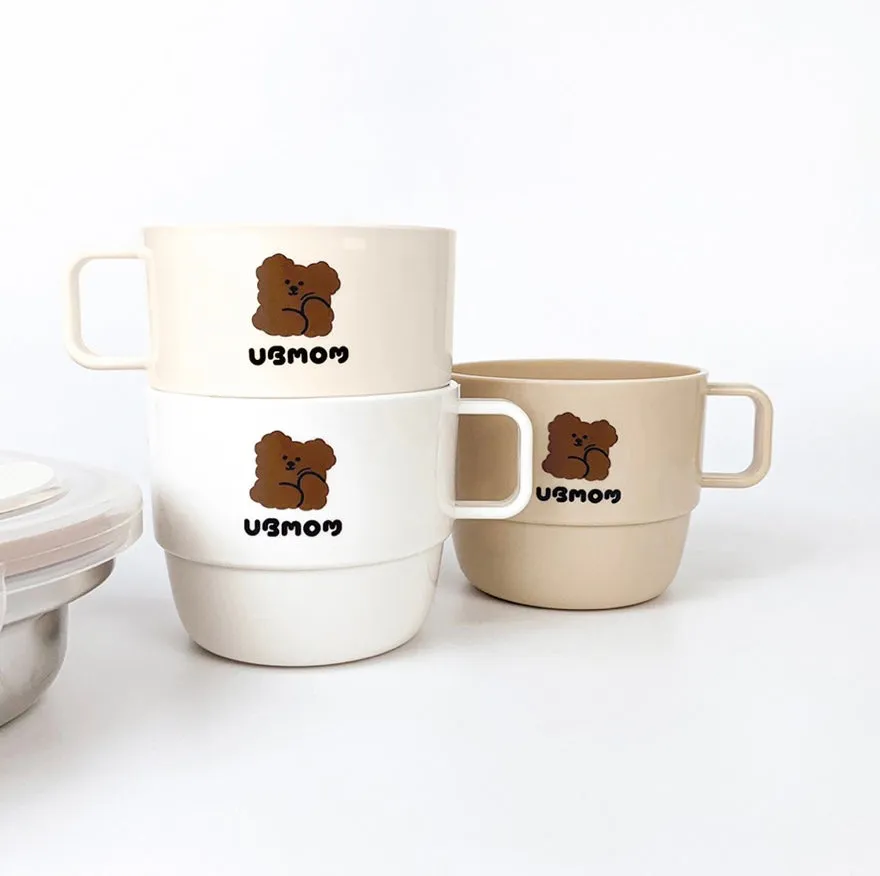 UBMOM Chocolate Mong  Handle Cup Set - 3pcs