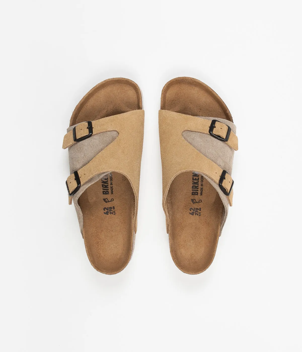 Universal Works x Birkenstock Zurich Sandals - Taupe / Sand Suede