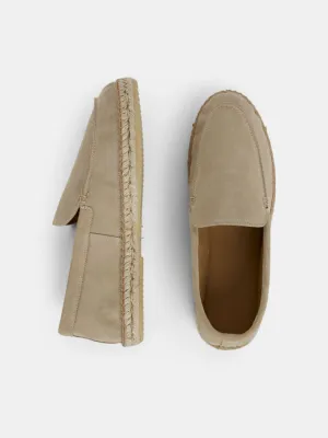 Vin Suede Espadrille Safari Beige