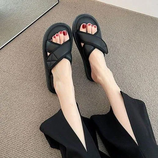 Wide Comfortable Flip Flops for Women