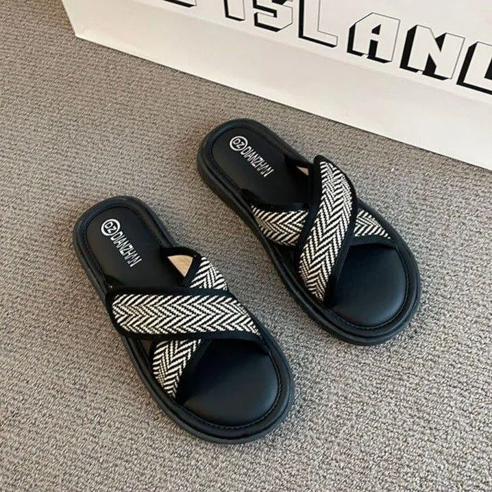 Wide Comfortable Flip Flops for Women