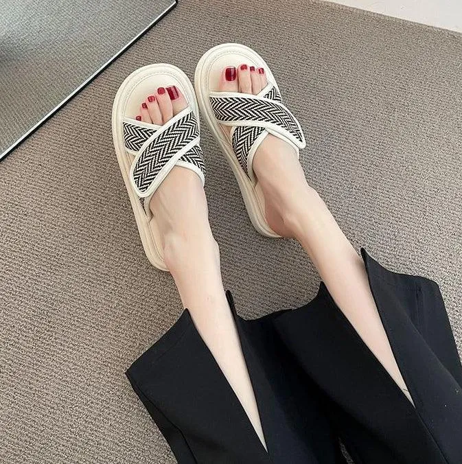 Wide Comfortable Flip Flops for Women