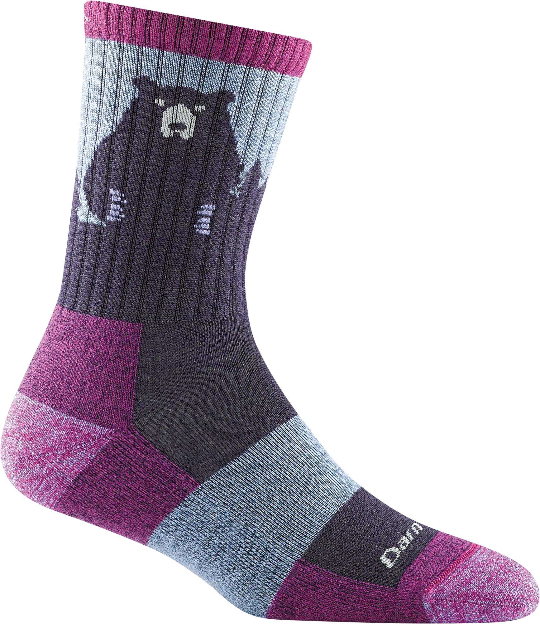 Women's Bear Town Micro Crew Lightweight Hiking Sock