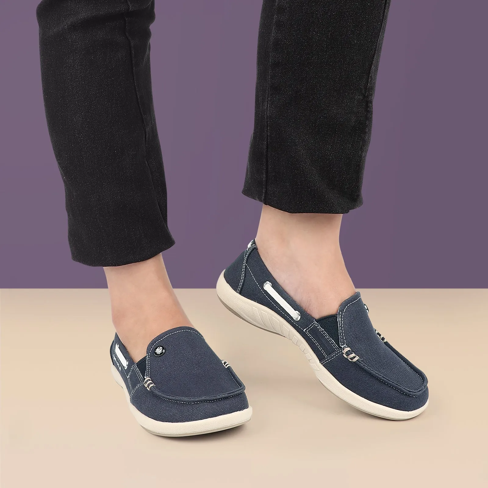 Women's Canvas Loafer Shoes