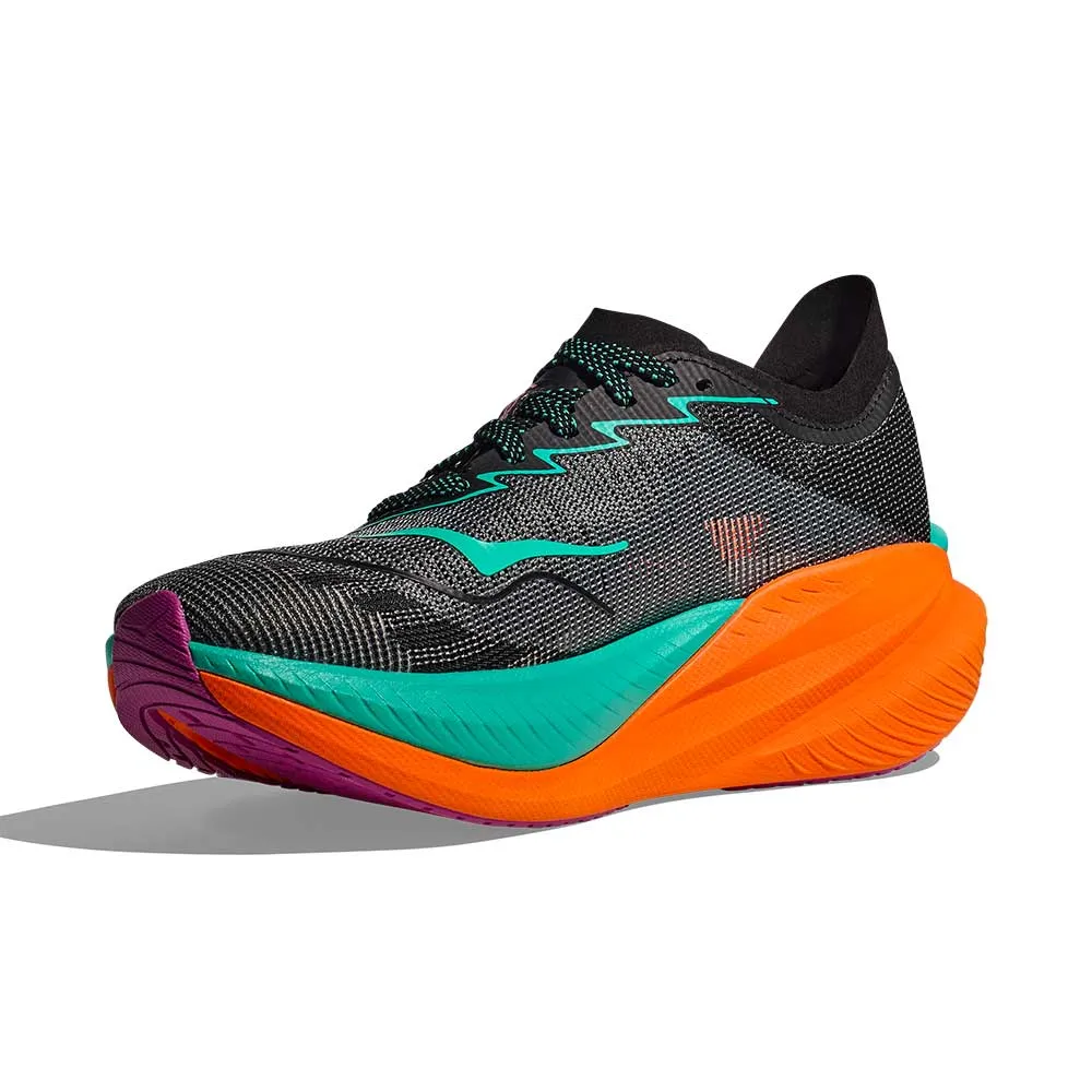 Women's Mach X2 Running Shoe - Black/Electric Aqua - Regular (B)